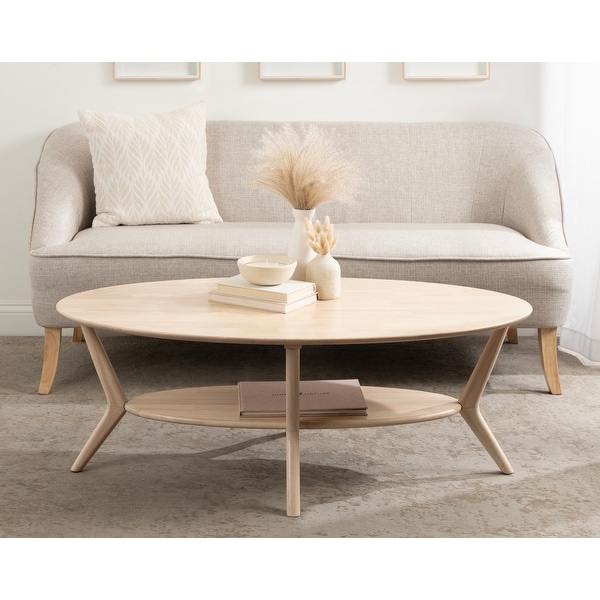 Kate and Laurel Nylah Oval Coffee Table - On Sale - Bed Bath