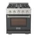 preview thumbnail 73 of 80, KUCHT Professional 30 in. 4.2 cu. ft. Natural Gas Range with Sealed Burners and Convection Oven in Stainless Steel