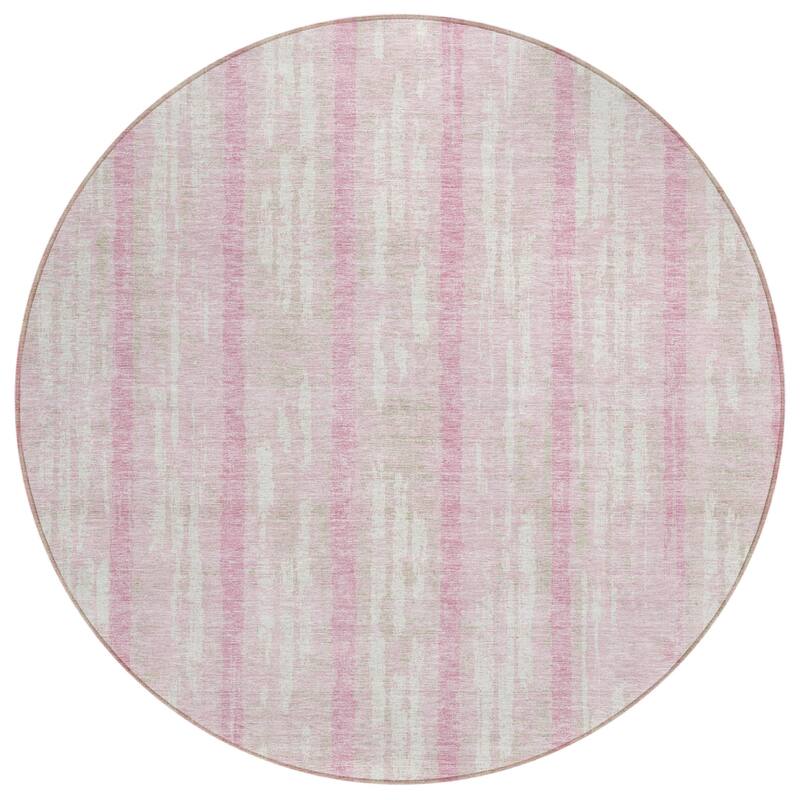 HomeRoots Striped Transitional Rectangle Outdoor Rug