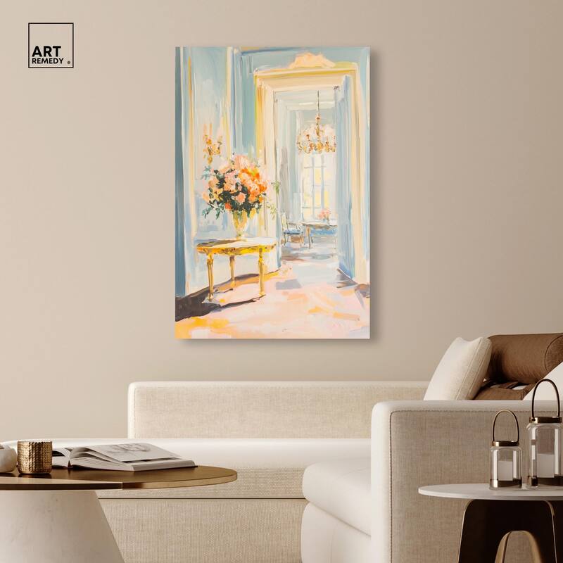 Glowing Room II Canvas by Art Remedy, Gallery Wrapped