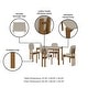 preview thumbnail 5 of 17, Manhattan Comfort Gales 5-Piece Dining Set