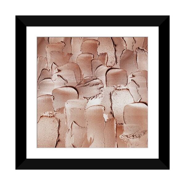 slide 2 of 20, iCanvas "Copper Brown Hand Painted Metallic Strokes" by UtArt Black - 24x24x1