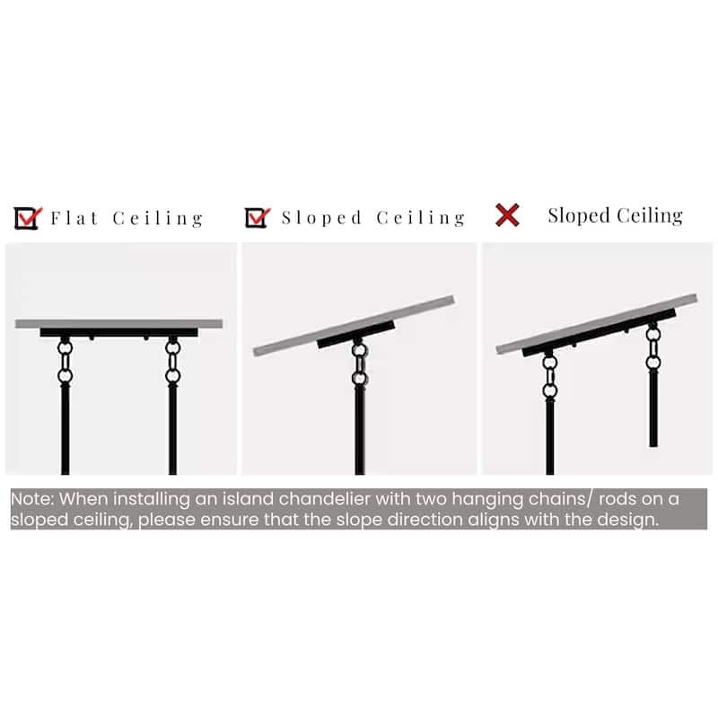Kasy Modern 3-Light Linear Chandelier Textured Glass Pendant Lights for Kitchen Island Dining Room - L 18.1" x W 4.7" x H 8.7"