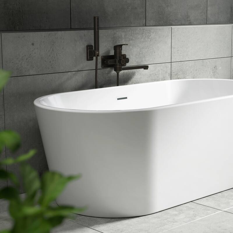 Niagara Highflow Wall Mounted Tub Filler with Pivoting Arm Spout and Handshower Oil Rubbed Bronze