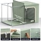 preview thumbnail 26 of 25, Foldable Storage Bag Breathable Bamboo Fabric Dustproof Organizer Box Charcoal - (2 Section - Beige)