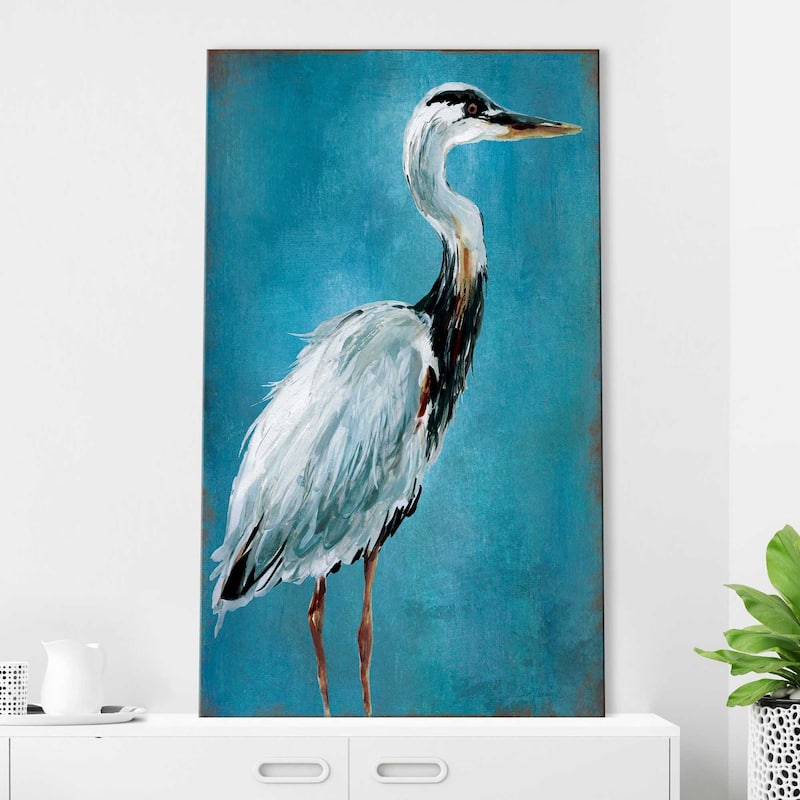 "Great Blue Heron I" by Carol Robinson Print on Canvas