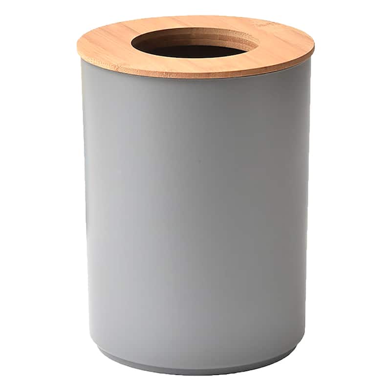 Grey Padang Bathroom Accessory Set 7-Pieces Bamboo