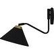 preview thumbnail 8 of 12, Alscott 1-Light Matte Black Wall Sconce