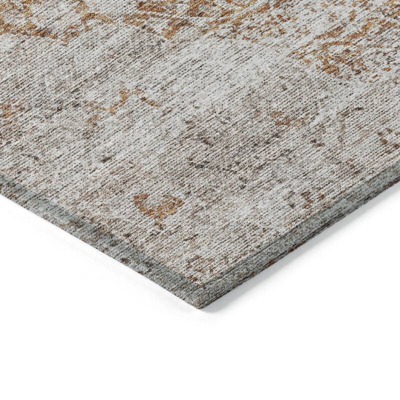 HomeRoots Floral Traditional Rectangle Outdoor Rug
