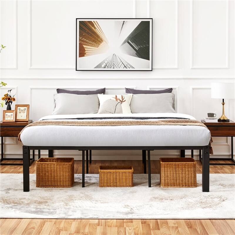 Yaheetech Metal Platform Bed Frame Mattress Foundation