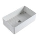 preview thumbnail 18 of 24, Beingnext 30"/33" Fireclay Farmhouse Kitchen Sink With Accessories, White