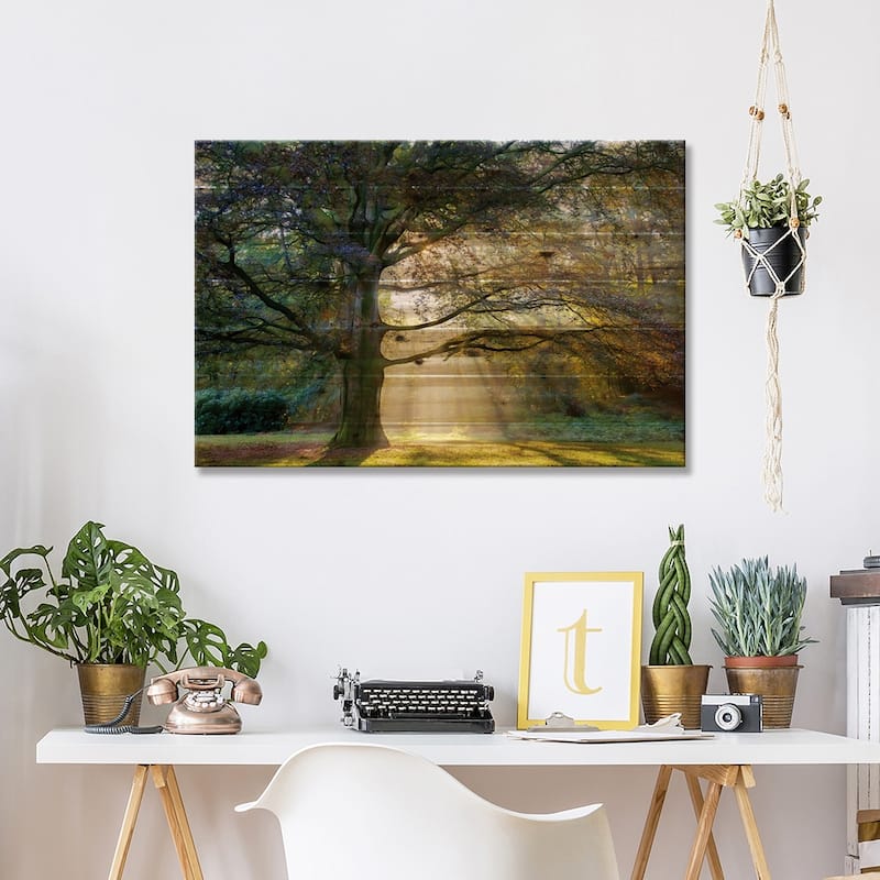 The Natural Queen Print On Wood by Lars van de Goor - Multi-Color