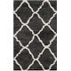 preview thumbnail 21 of 145, SAFAVIEH Hudson Shag Ariola Trellis 2-inch Thick Rug 2' x 3' - Dark Grey/Ivory