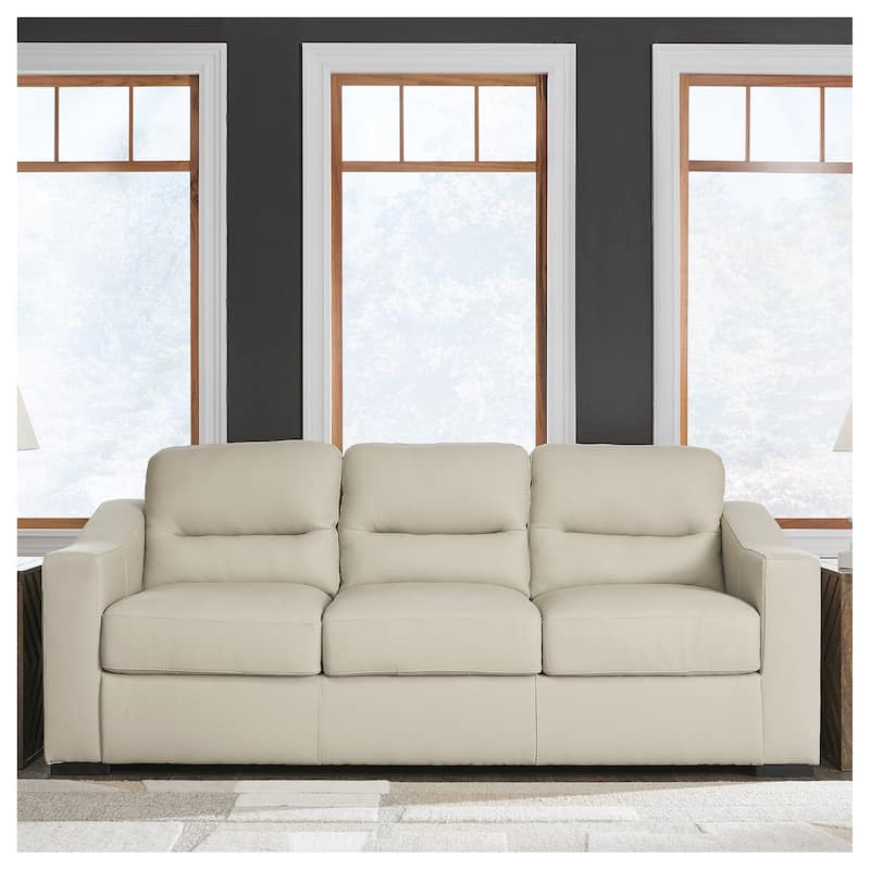 Signature Design by Ashley Treasure Trove Beige Sofa - 93" W x 40" D x 40" H - 93" W x 40" D x 40" H - Beige