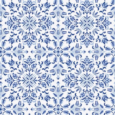 Ornamental Tile Peel and Stick Wallpaper