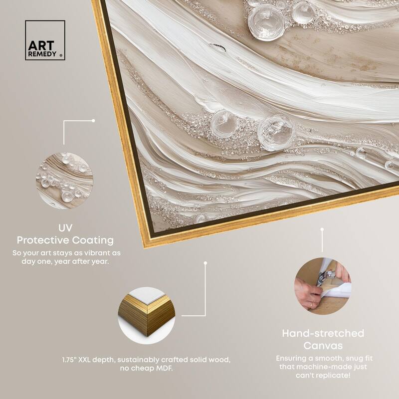 Chromatic Concretions I Canvas by Art Remedy