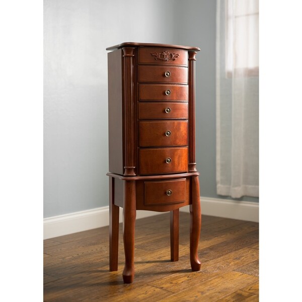 Shop Hives & Honey Morgan Walnut Jewelry Armoire - Free ...