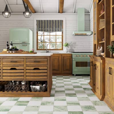 Merola Tile Marbilia Chess Jungle 17-3/8" x 17-3/8" Porcelain Floor and Wall Tile
