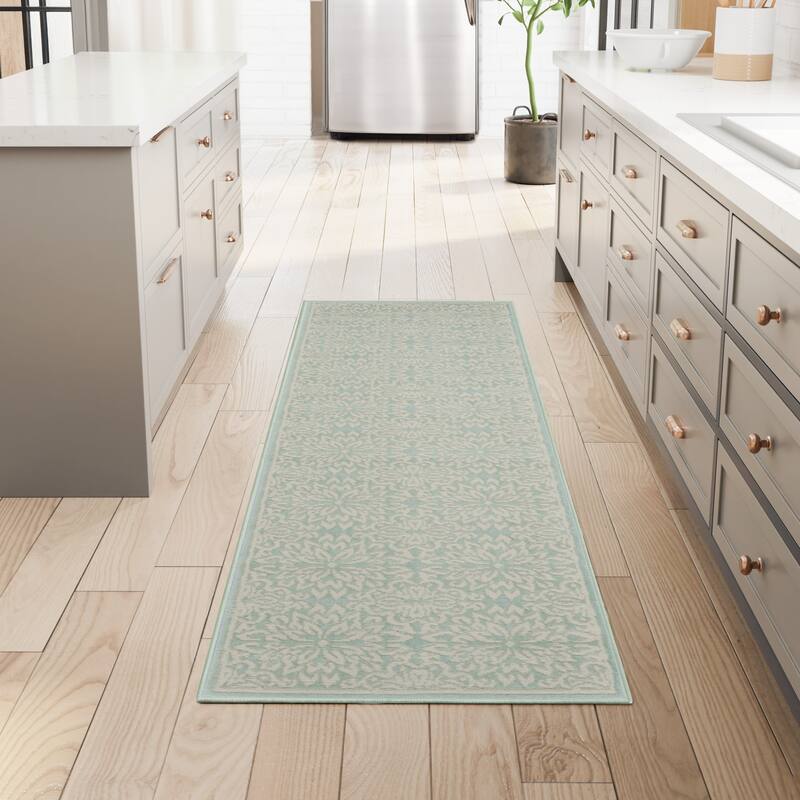 Nourison Jane Floral Medallion Indoor only Area Rug