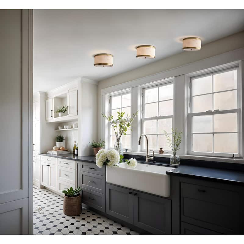 Lucerne Flush Mount - Gold
