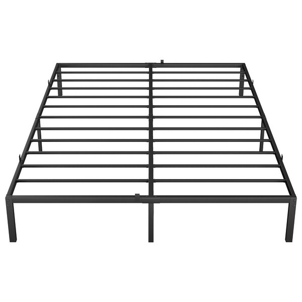Bed Frame with Storage Space Under Bed, Metal Platform Bed
