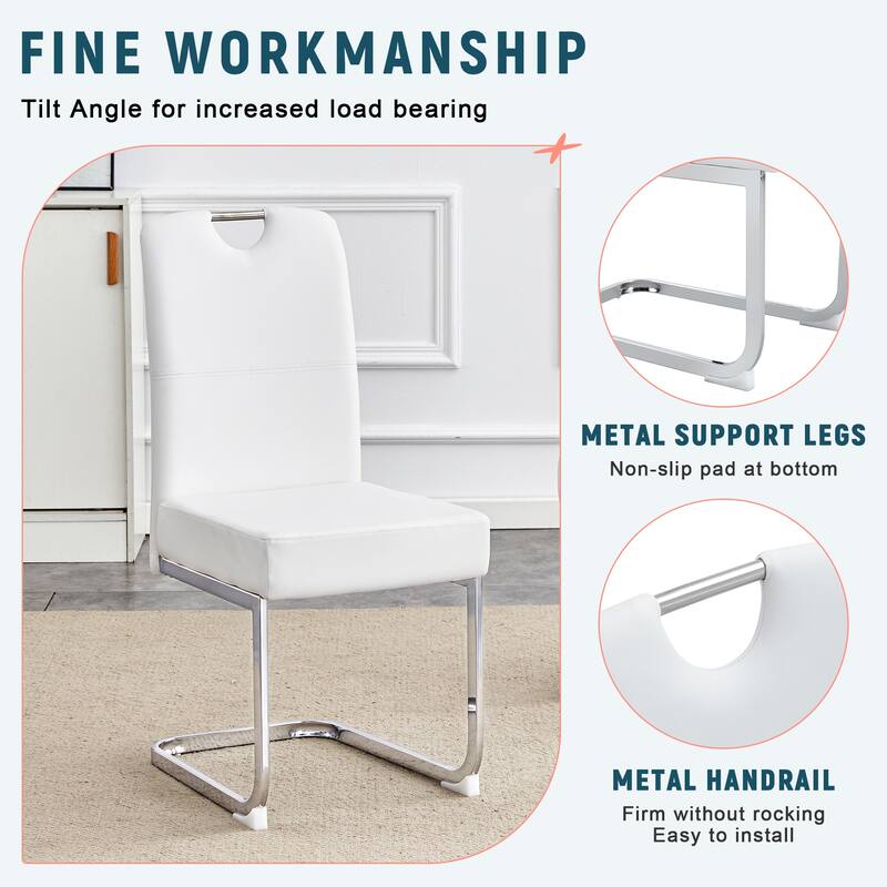 4Pcs Thickened Dining Chairs For Minimalist and Modern Home Styles