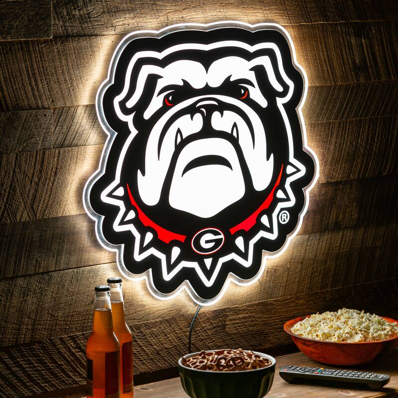 University of Georgia College Mascot Plug-In LED Lighted Sign