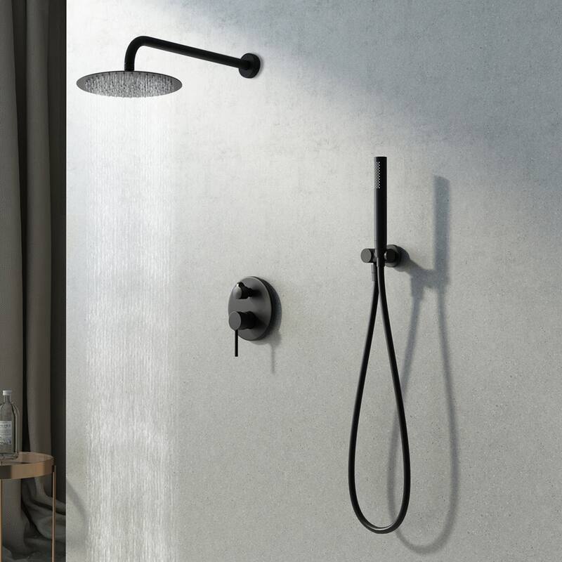 10-inch Rainfall Shower Head with Handheld Shower