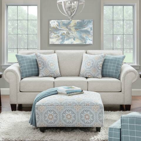 Bates Nickel Light Grey Queen Traditional Sleeper Sofa