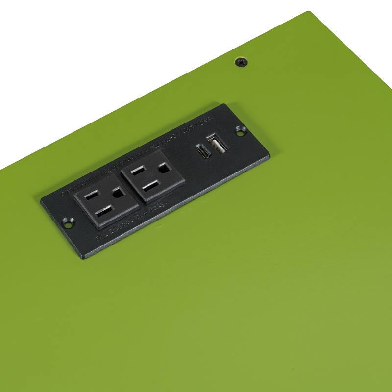 Full Size Loft Bed for Esports, Work with Built-in Adjustable Desk, Hidden Storage Headboard, RGB Light Strips and Hanging Rod