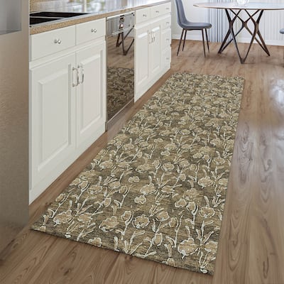 Premium Washable Super Soft Floral Contemporary Mayfield Rug