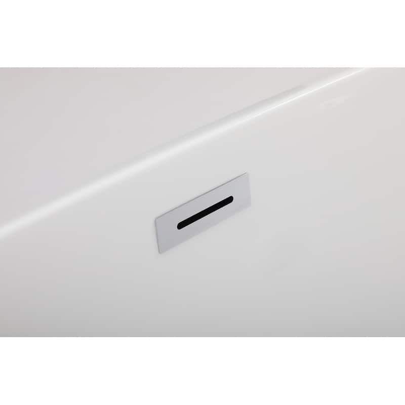 Cameron Soaking Bathtub in Glossy White