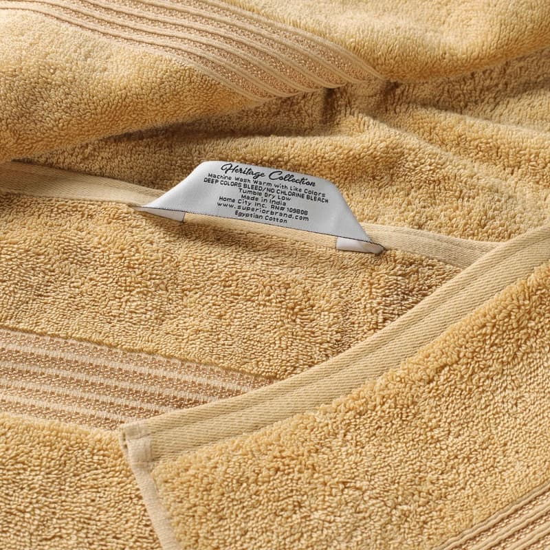 Superior Heritage Egyptian Cotton Absorbent 8-Piece Towel Set
