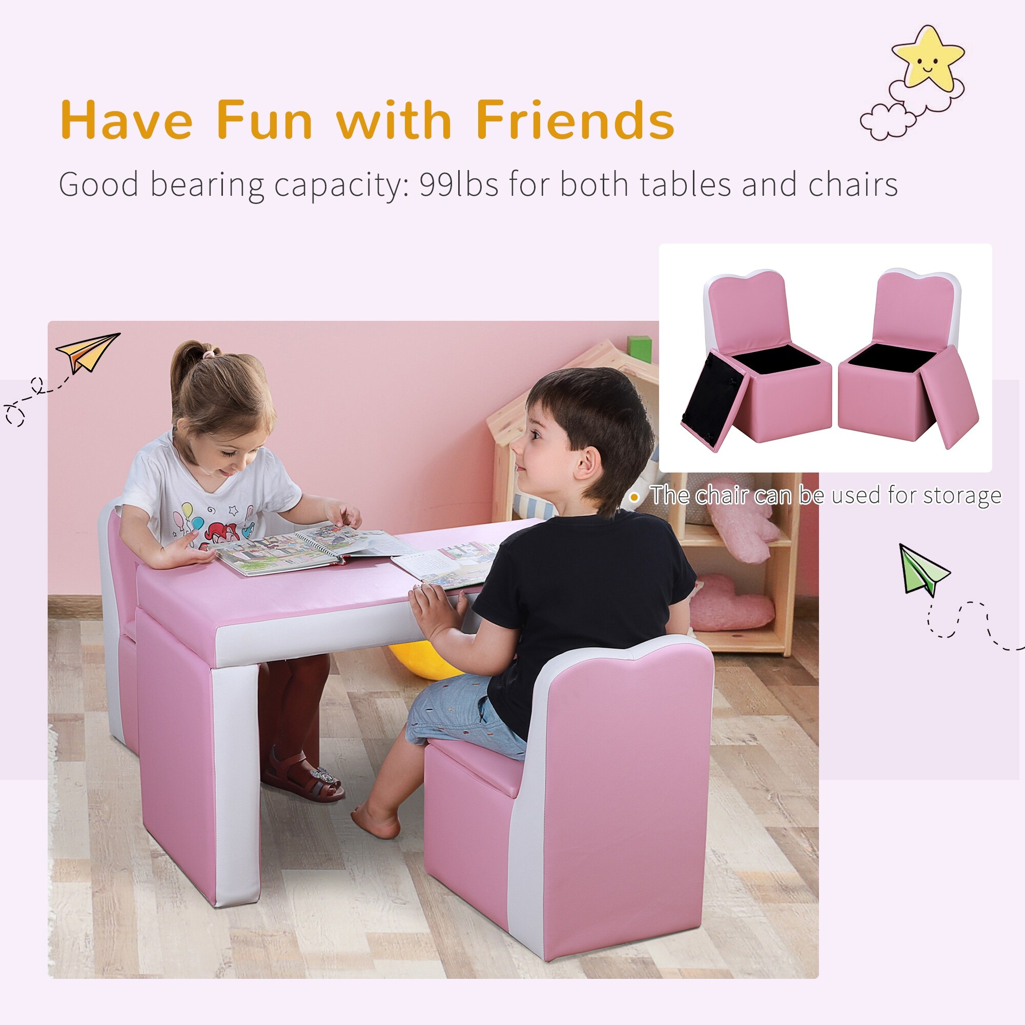 Kids couch with storage hotsell