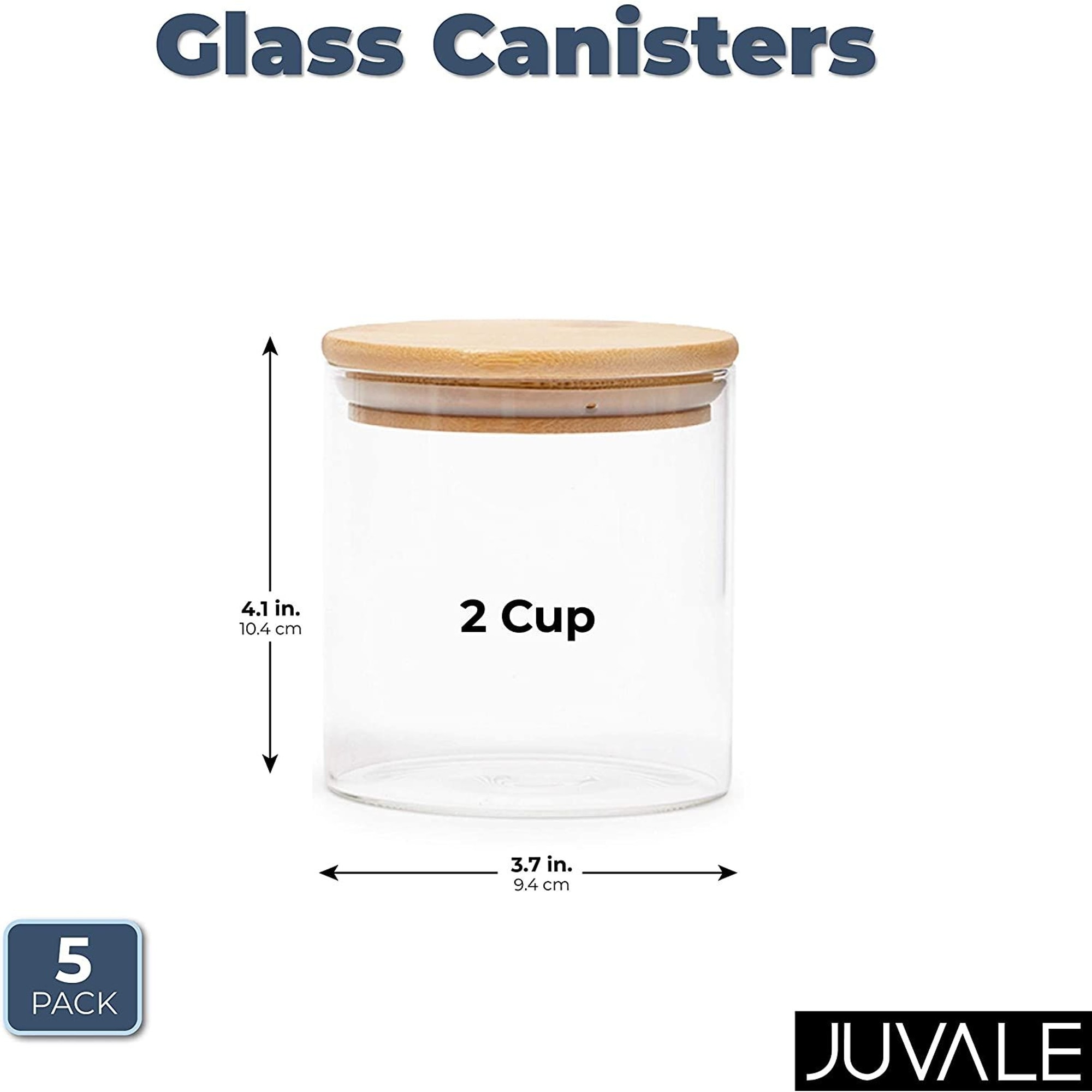 https://ak1.ostkcdn.com/images/products/is/images/direct/432c478a22dad2a6b76fe74ccfe505fbc0f8b840/Glass-Canisters-with-Airtight-Bamboo-Lids-for-Pantry-Storage-%284-x-4.13-In%2C-5-Pack%29.jpg