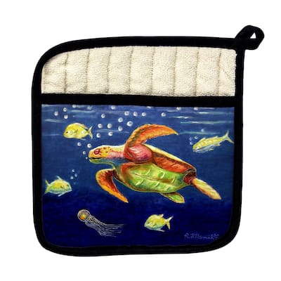 Dick's Sea Turtle Pot Holder - 9x9