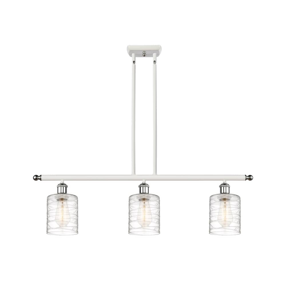 Innovations Lighting Ballston Cobbleskill - 3 Light 36" Island Light
