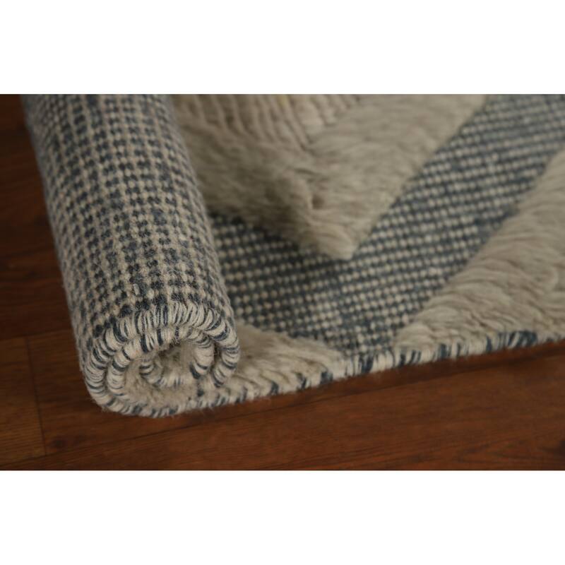 Plush Moroccan Oriental Accent Rug Handmade Wool Carpet - 2'0"x 3'0"