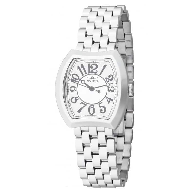 Invicta Women's 15038 Angel Quartz 3 Hand Silver Dial Watch