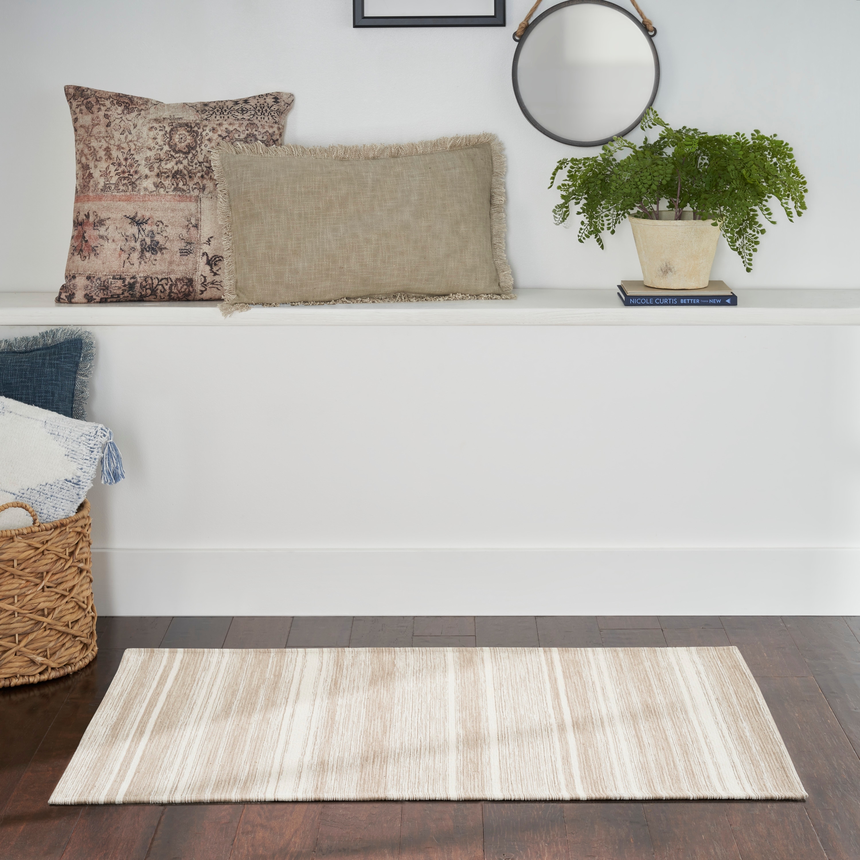 New Concept Washables Abstract Area Rug