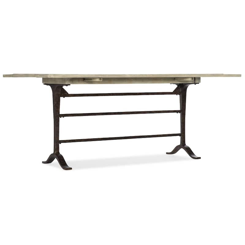 Hooker Furniture Ciao 72" Wide Poplar Top Metal Console Table