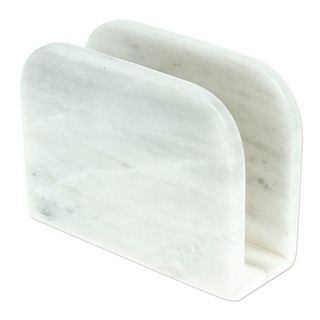 Novica Handmade Fine Arrangement Marble Napkin Holder - Bed Bath & Beyond - 36956666