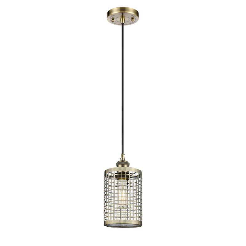 Innovations Lighting Nestbrook - 1 Light Cord Hung Pendant - Antique Brass