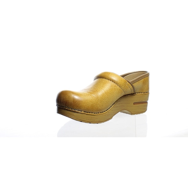 gold dansko clogs