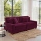 preview thumbnail 38 of 193, Oversized Modular Sectional Sofa Set with Pillows Purple/2 Armchair