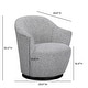 preview thumbnail 15 of 20, Skyla Boucle Swivel Chair
