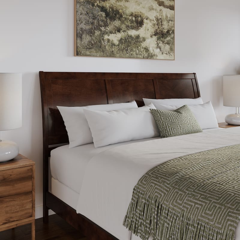 AFI Portland Platform Bed with Matching Footboard & Storage Drawers