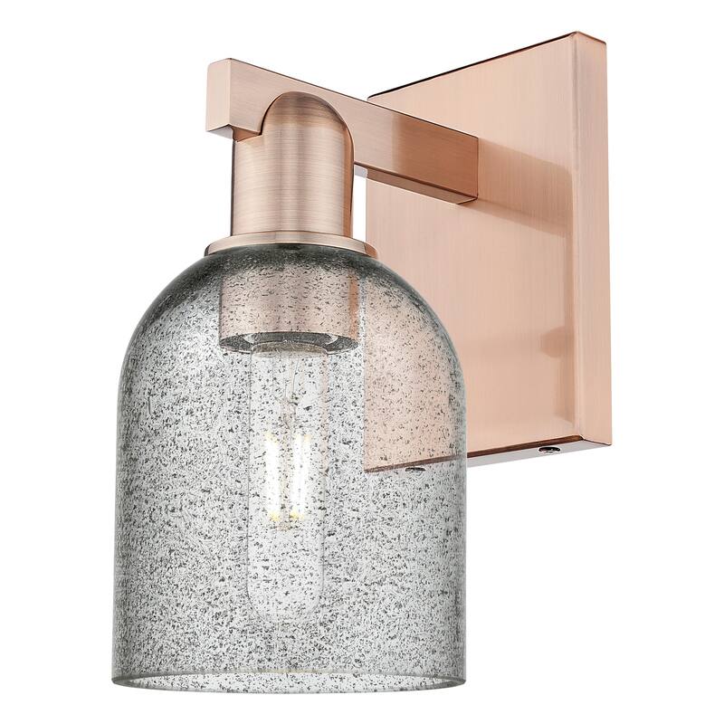 Innovations Lighting 716-1W-11-5 Caledonia Sconce Caledonia 11" Tall - Antique Copper / Charcoal