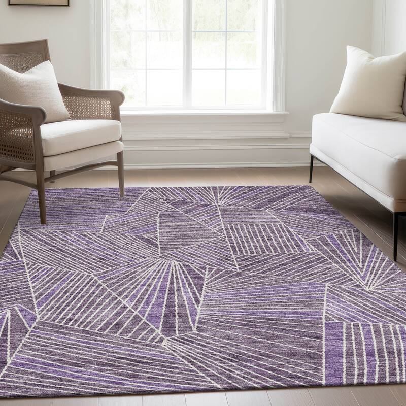 Premium Washable Super Soft Modern Mosaic Mayfield Rug