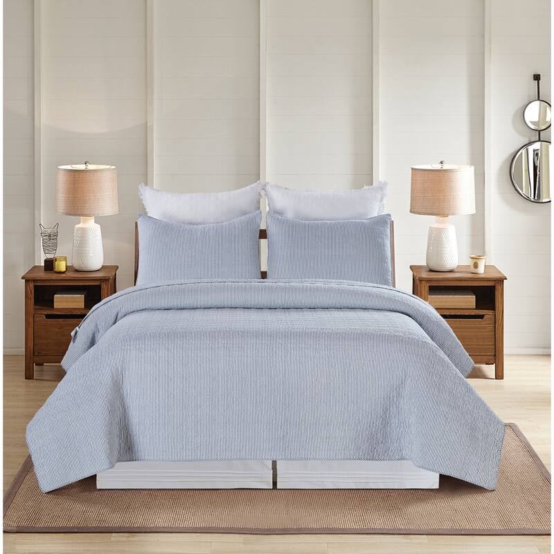 Pin Stripe Navy Collection